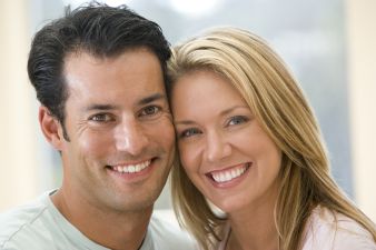 Smiling Middle Aged Couple
