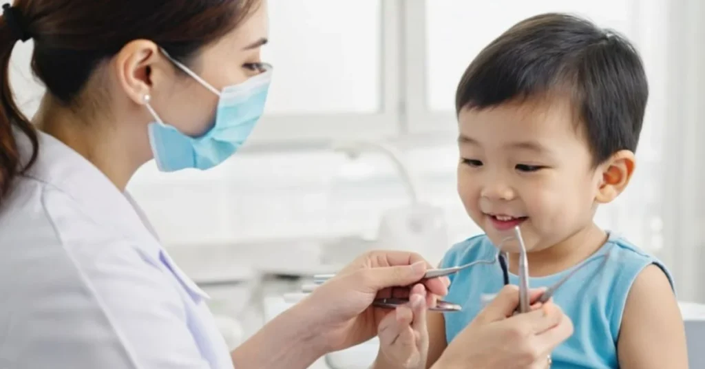Childrens dentist visit cost in Roswell GA, toddler dental checkup